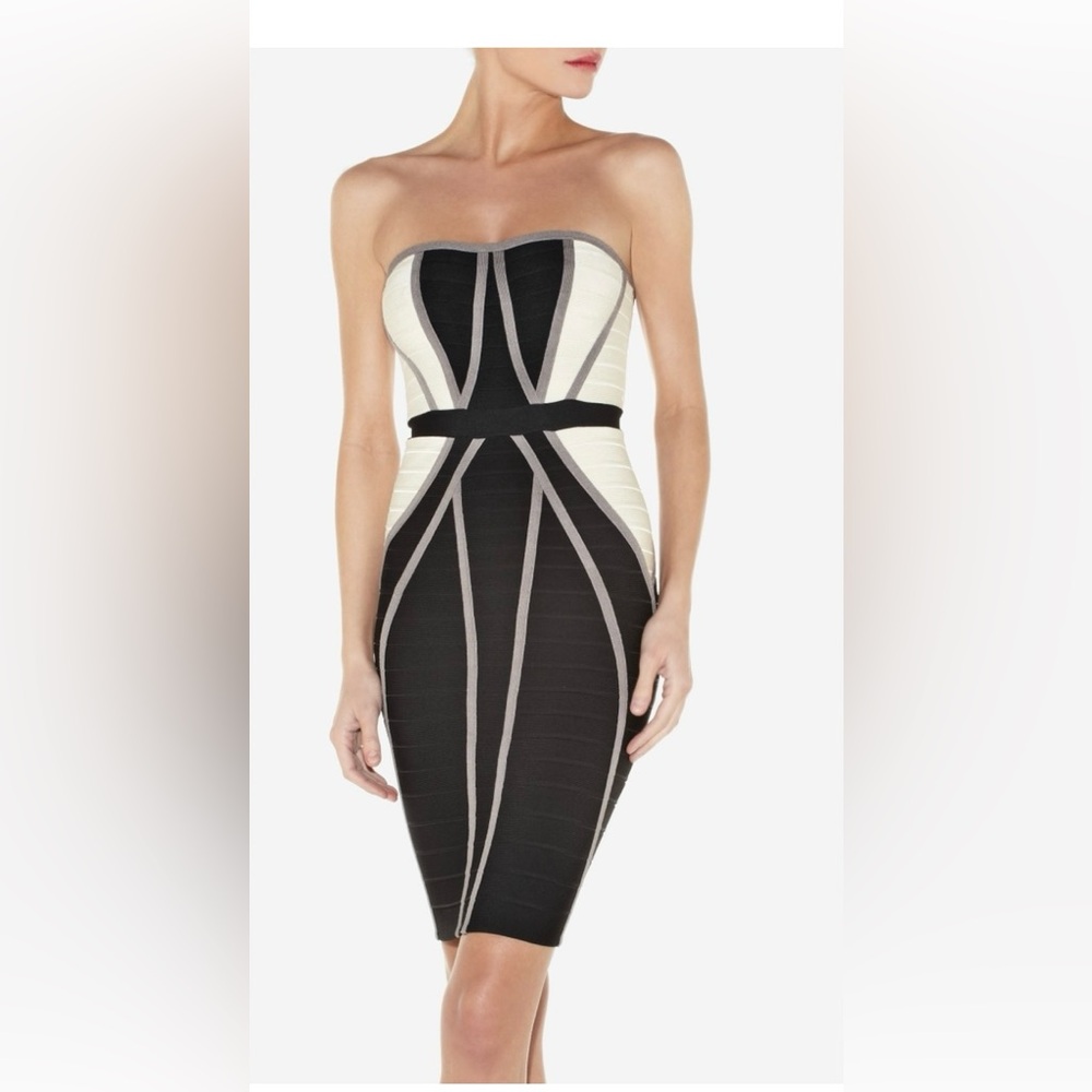 Herve Leger Frederique
Colorblocked Dress-Size Medium